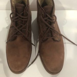 ❄️Eddie Bauer Fleece Lined Leather Lace-up Boot
